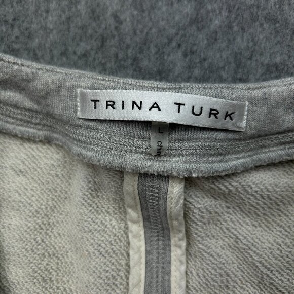 Trina Turk Sleeveless V-Neck Sweatshirt Mini Dress Women's - Picture 4 of 4